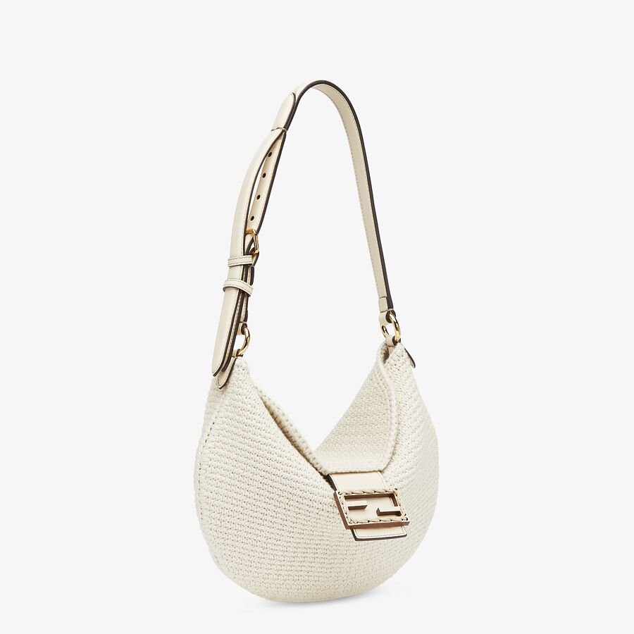 Fendi Small Croissant Cotton Bag