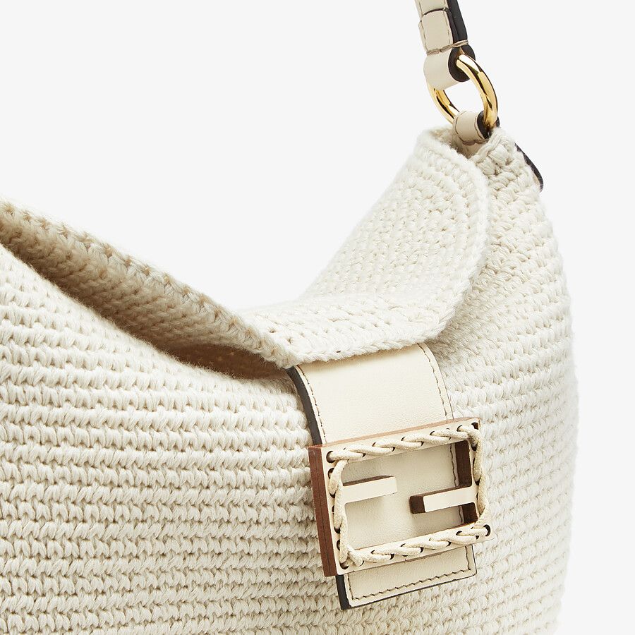 Fendi Small Croissant Cotton Bag