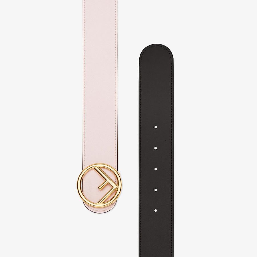 Fendi Black Leather Belt