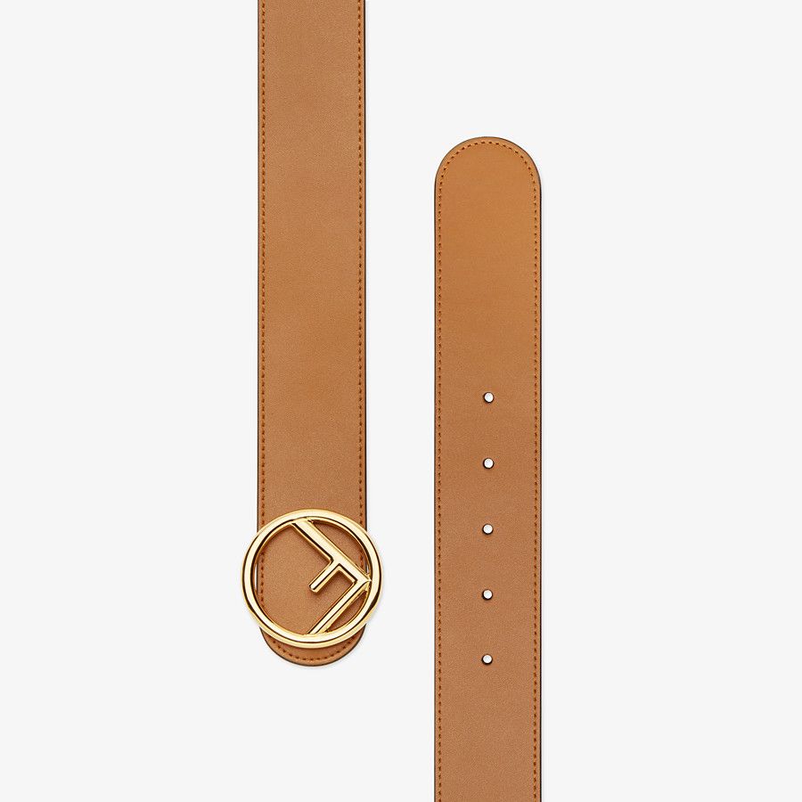 Fendi Black Leather Belt