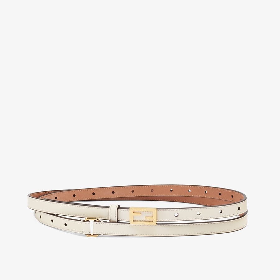 Fendi Black Leather Belt